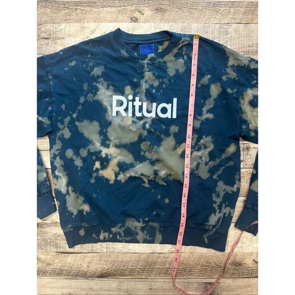 Ritual Tie-Dye Long Sleeve Pullover Women’s Crew Neck Sweater | Size Small - Picture 4 of 5